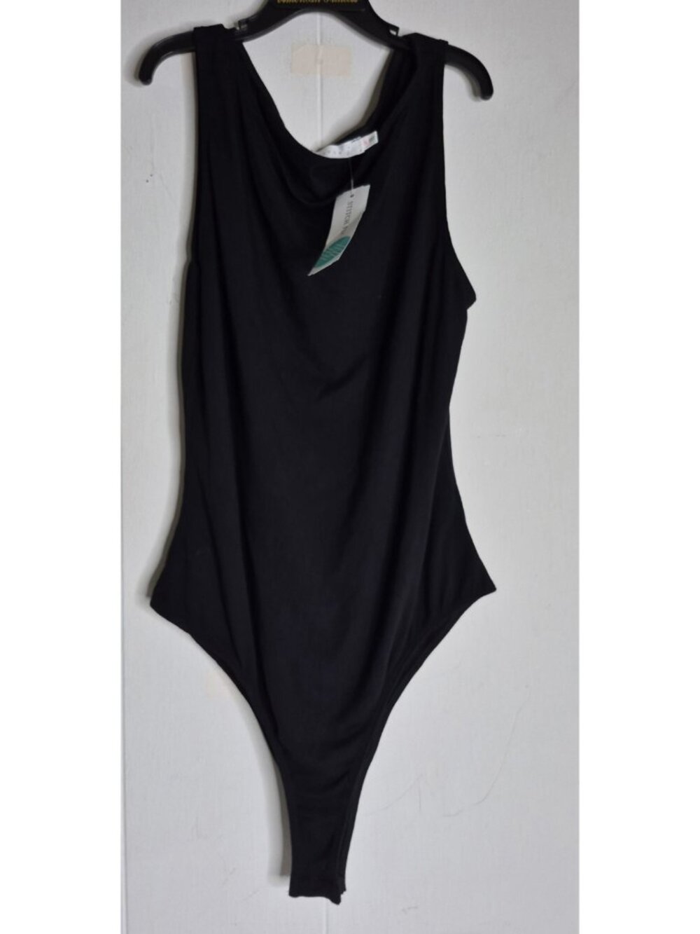 NWT STITCH FIX Lush Moreena High Neck Knit Bodysuit Women's Size M